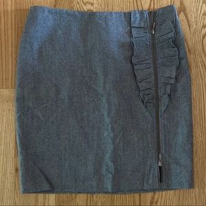 Banana Republic Mini Ruffle Skirt with Zipper